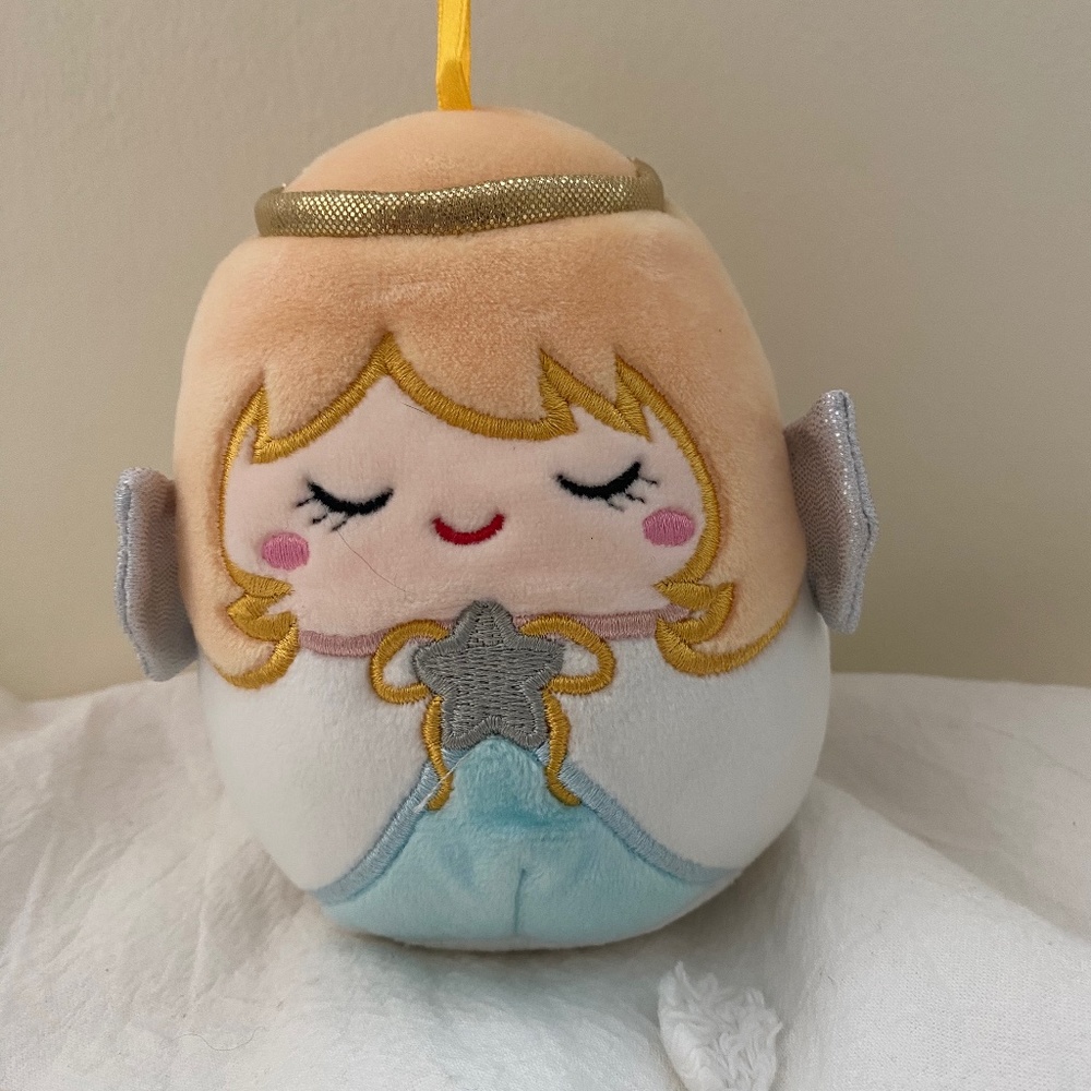rare mini angel christmas squishmallow ornament